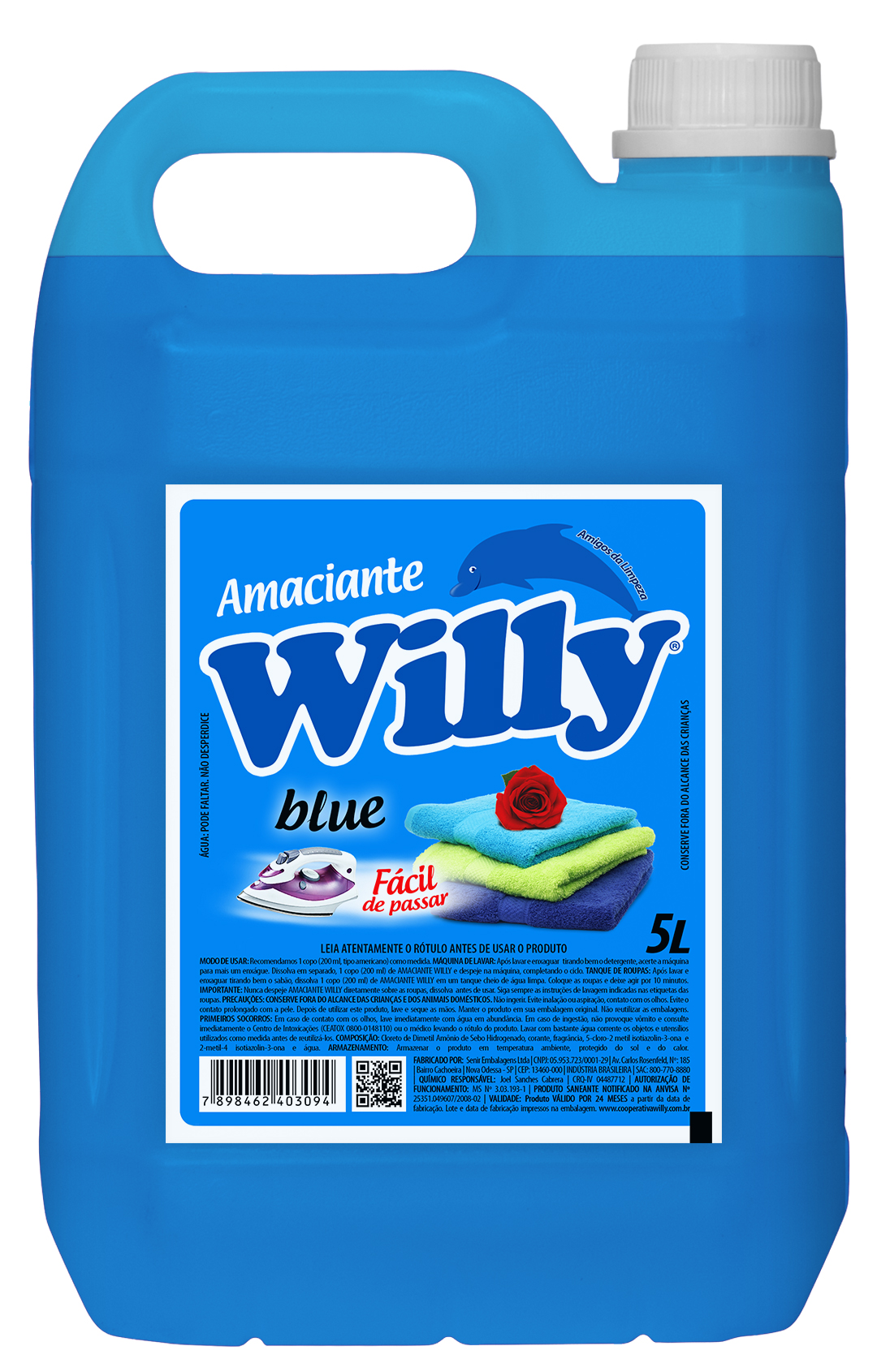 Amaciante-Blue-Willy-5L