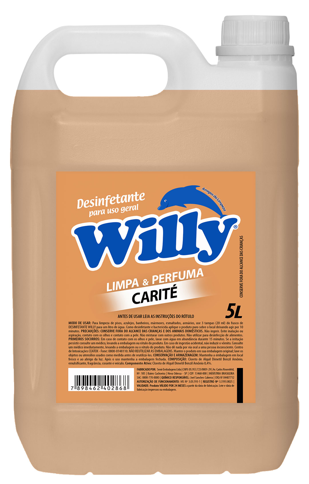 Desinfetante-Willy-Carite-5L