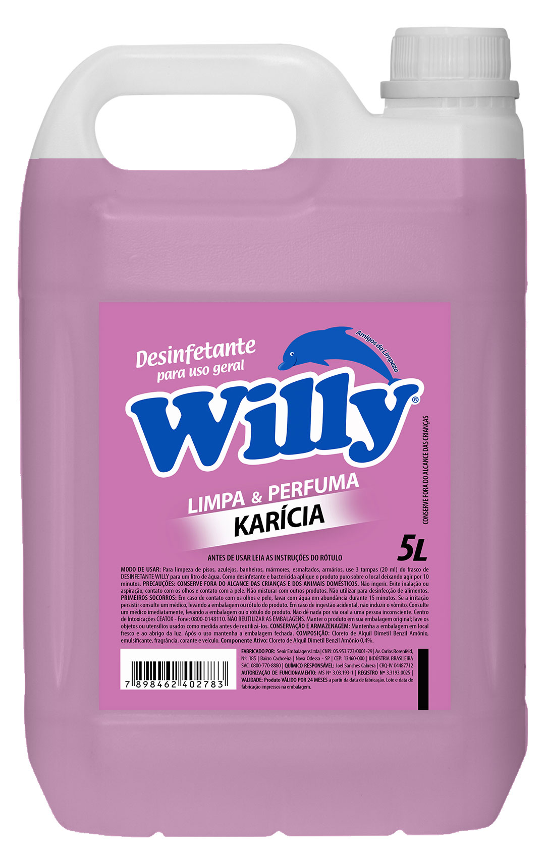 Desinfetante-Willy-Karicia-5L