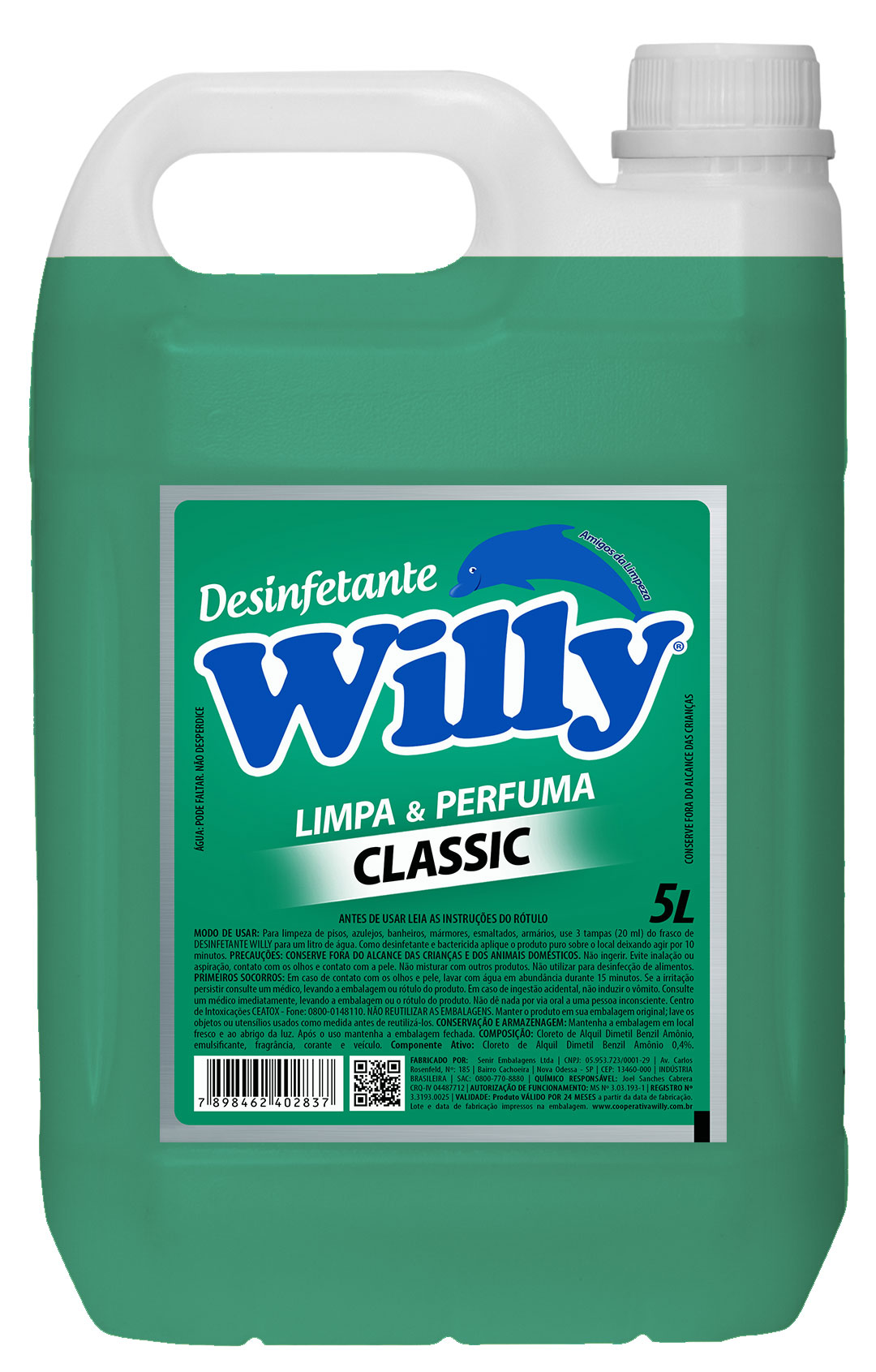 Desinfetante-Willy-Classic-5L